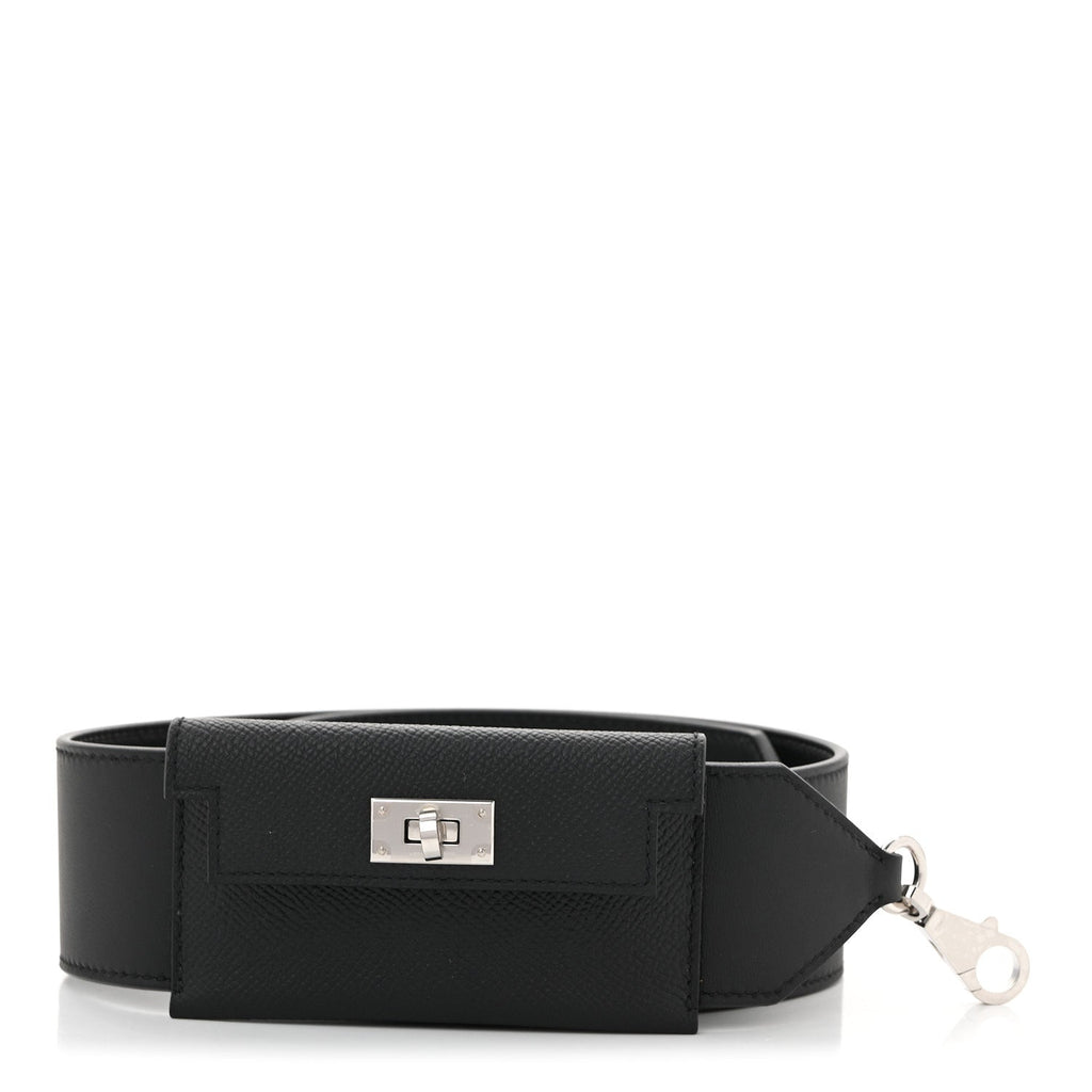 Swift Epsom Pocket Kelly Shoulder Strap Black