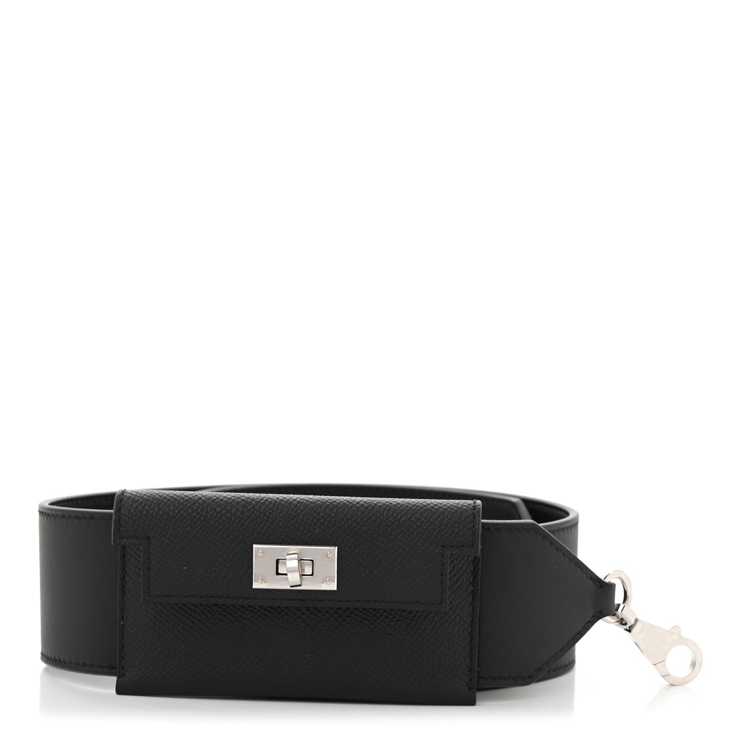 Swift Epsom Pocket Kelly Shoulder Strap Black