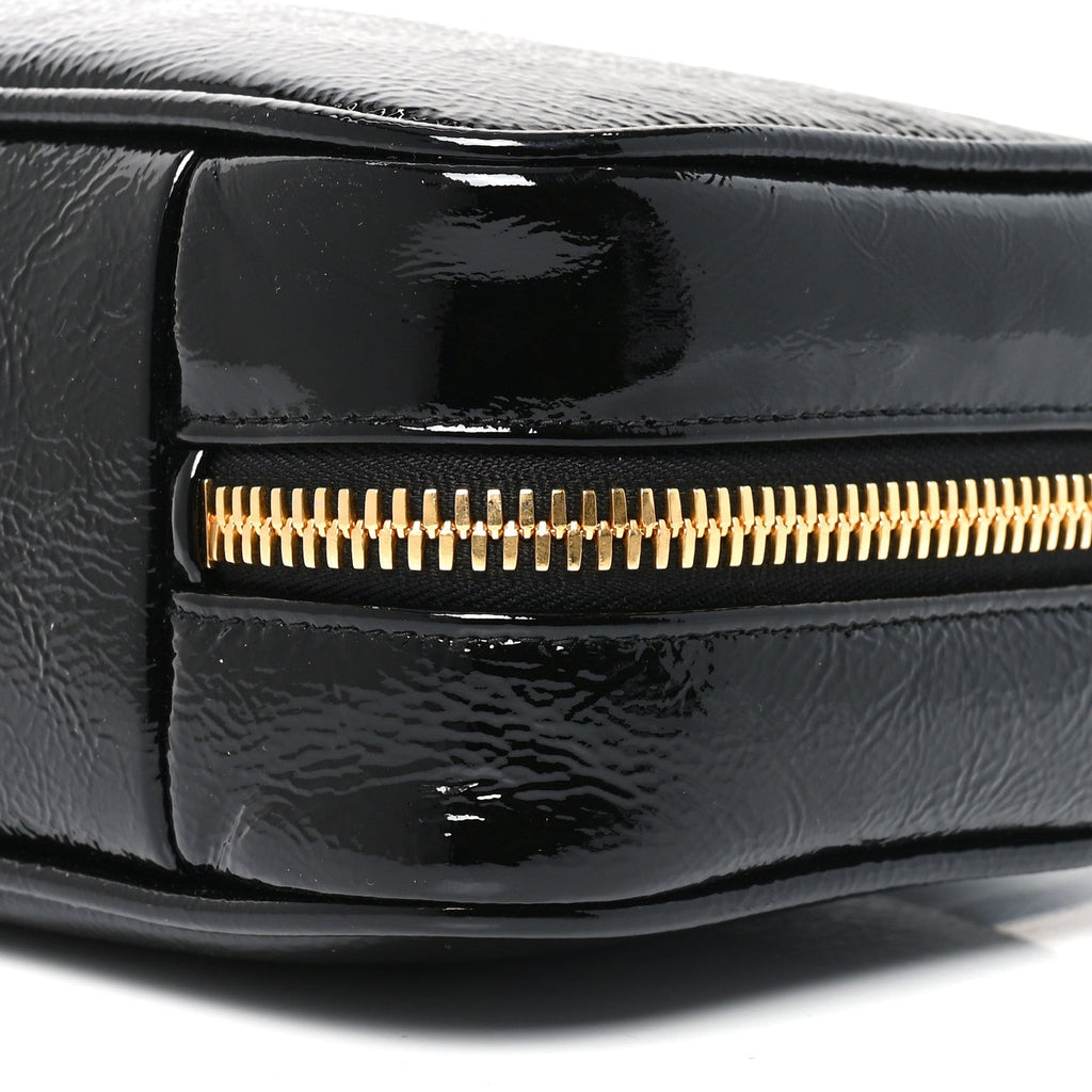 Naplak Patent Small Beau Top Handle Bag Black