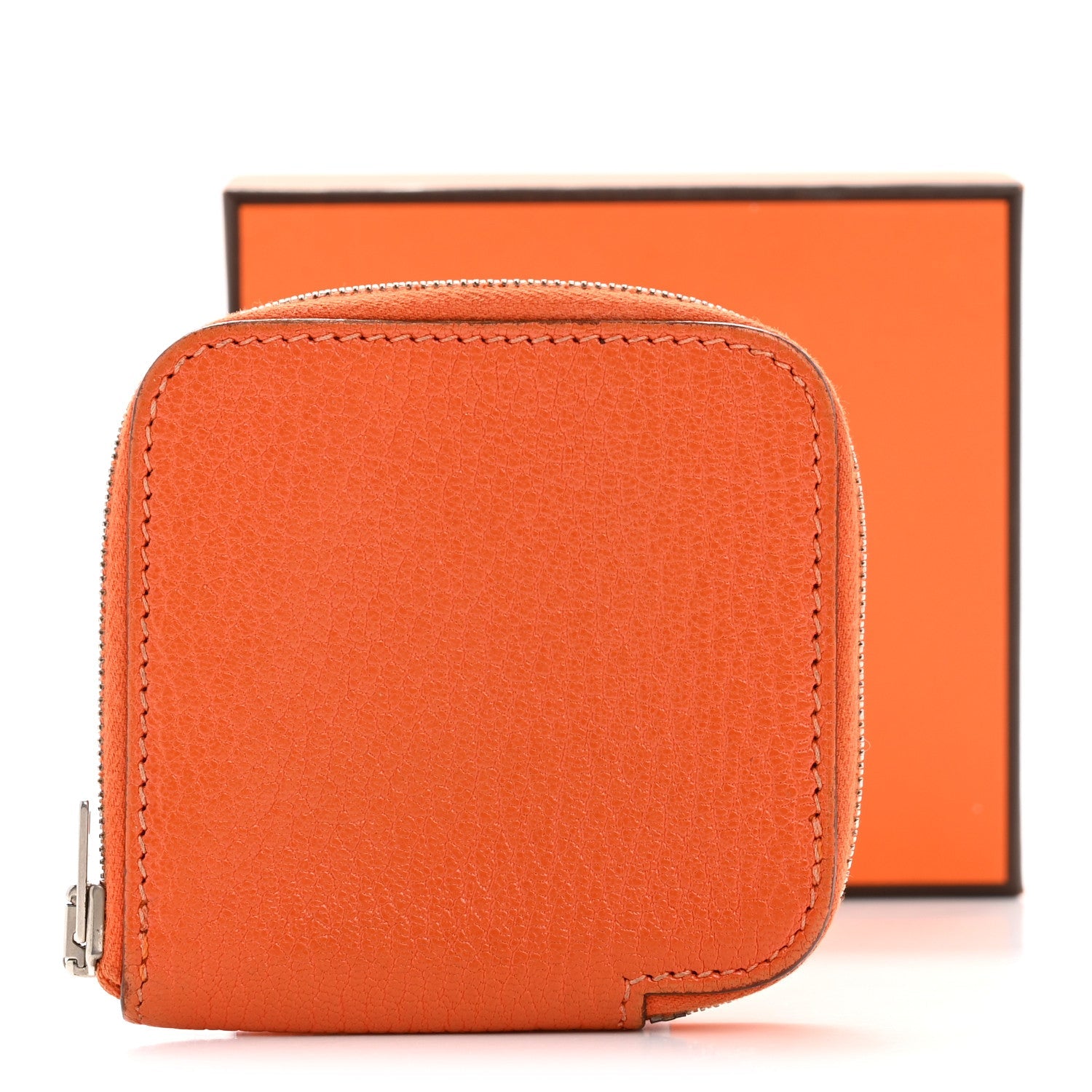 Chevre Mysore Compact Azap Wallet Orange
