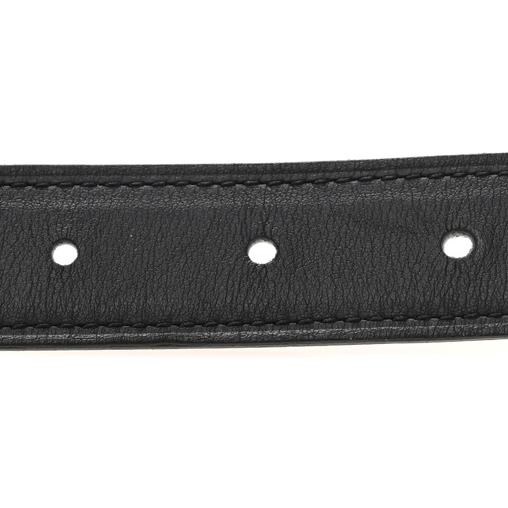 Swift Epsom 24mm Constance H Belt 65 Black Orange