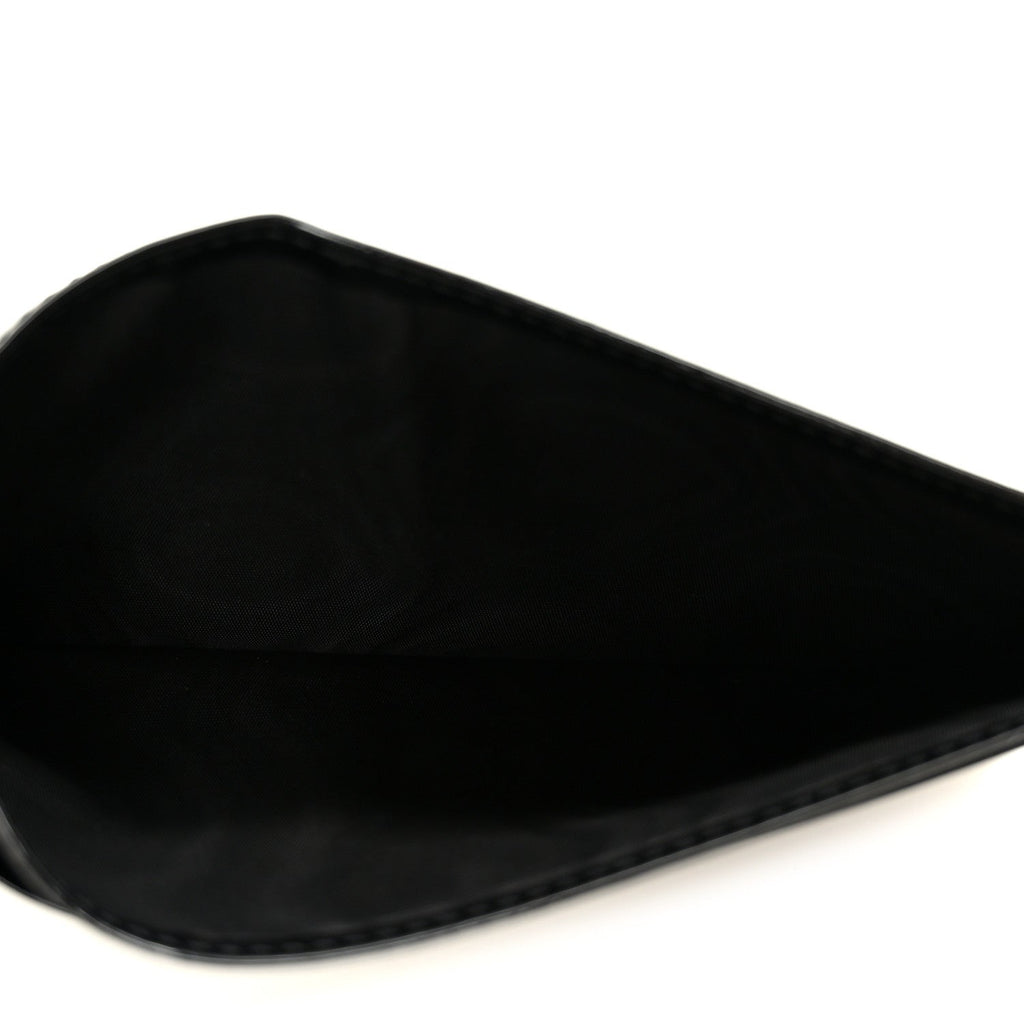 Patent Cannage Lady Dior Convertible Clutch Black