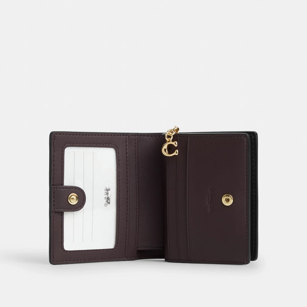 Coach Outlet Snap Wallet In Signature Canvas
