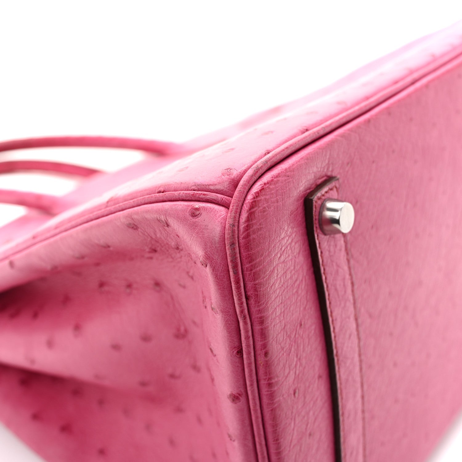Ostrich Birkin 35 Fuchsia