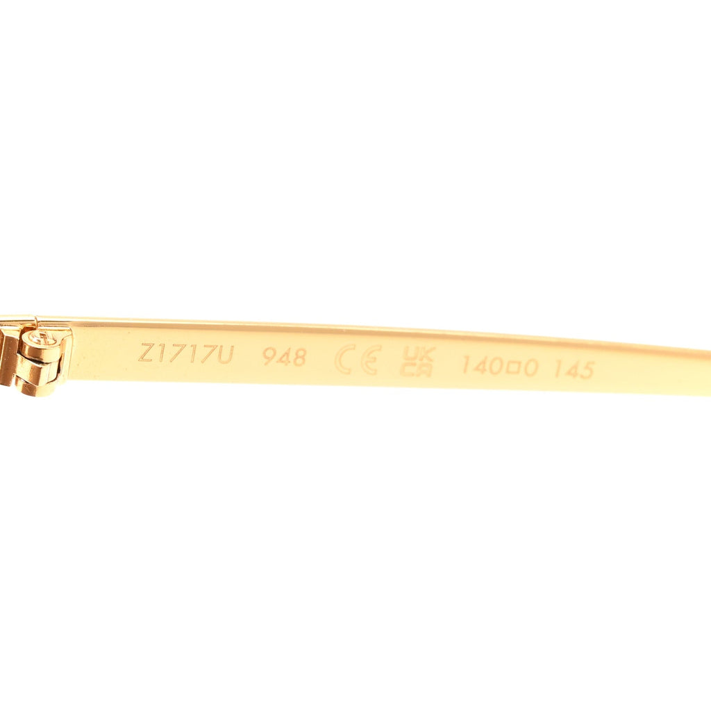 Metal LV Golden Mask Sunglasses Z1717U Gold