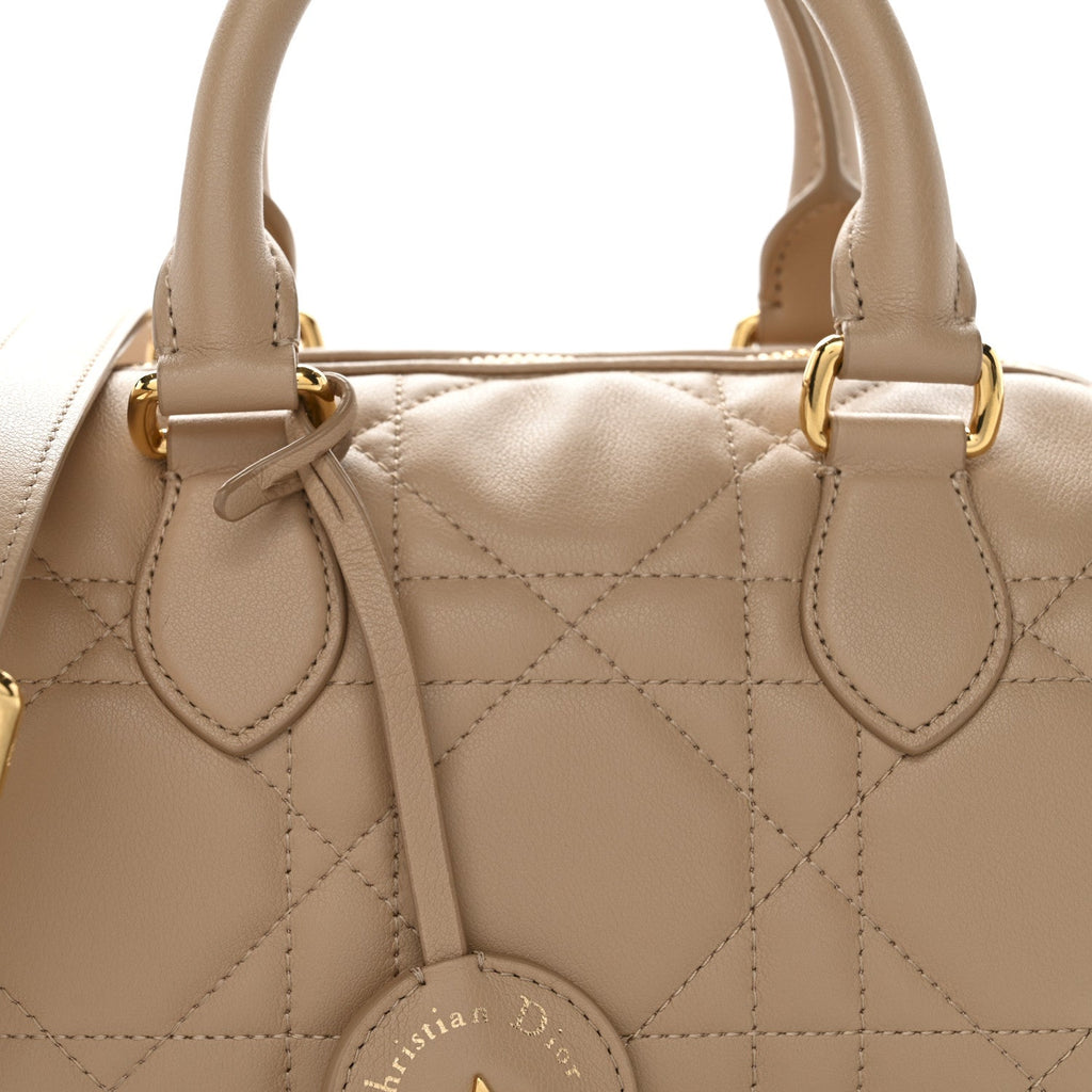 Calfskin Macrocannage Groove 20 Bag Biscuit
