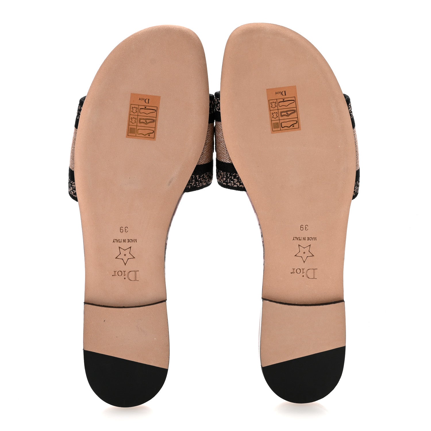 Canvas Rose Mutabilis Embroidered Dway Flat Slide Sandals 39 Fard Black