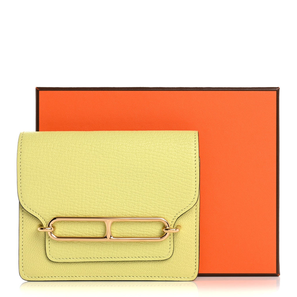Chevre Mysore Roulis Slim Wallet Jaune Bourgeon