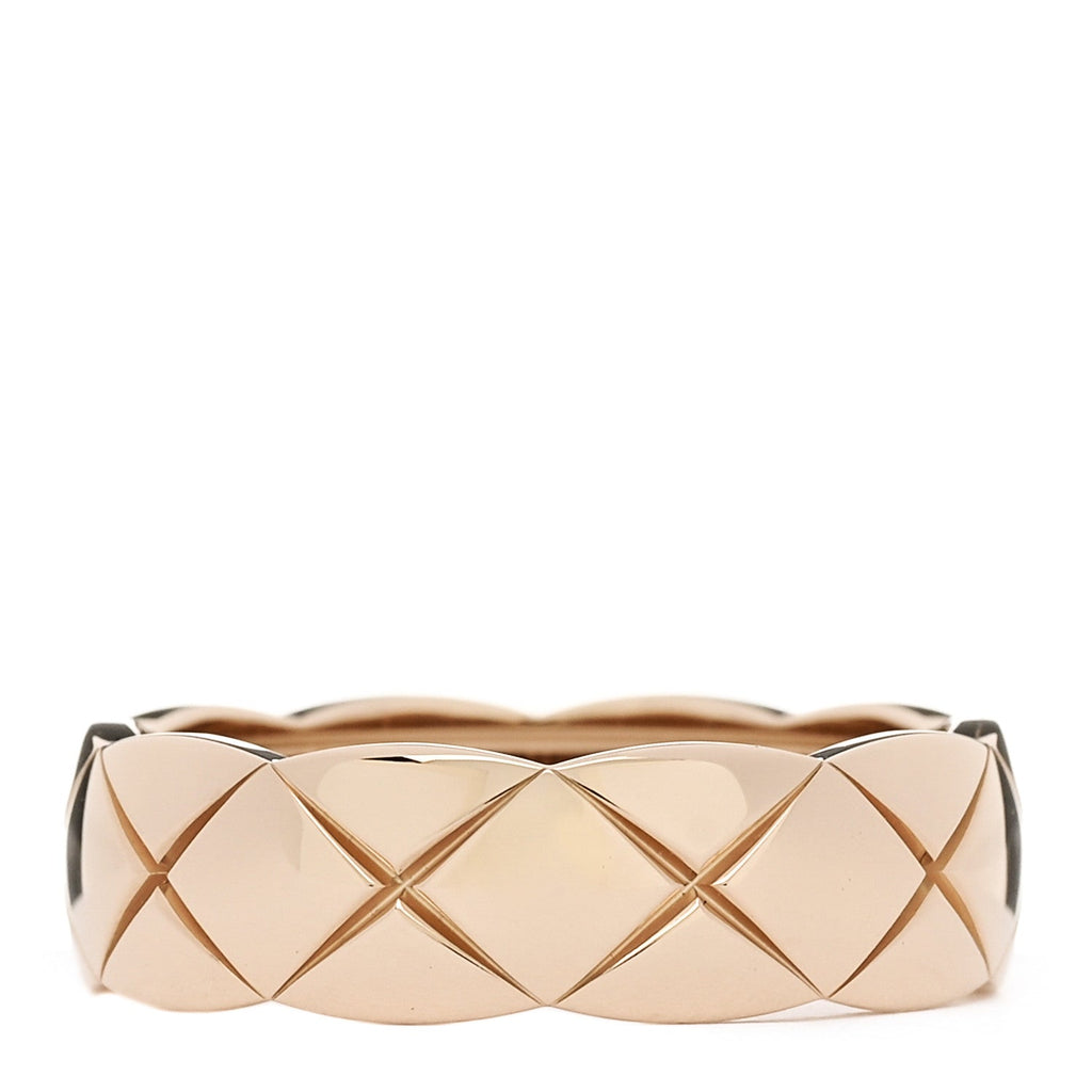18K Beige Gold Small Coco Crush Ring 62 10