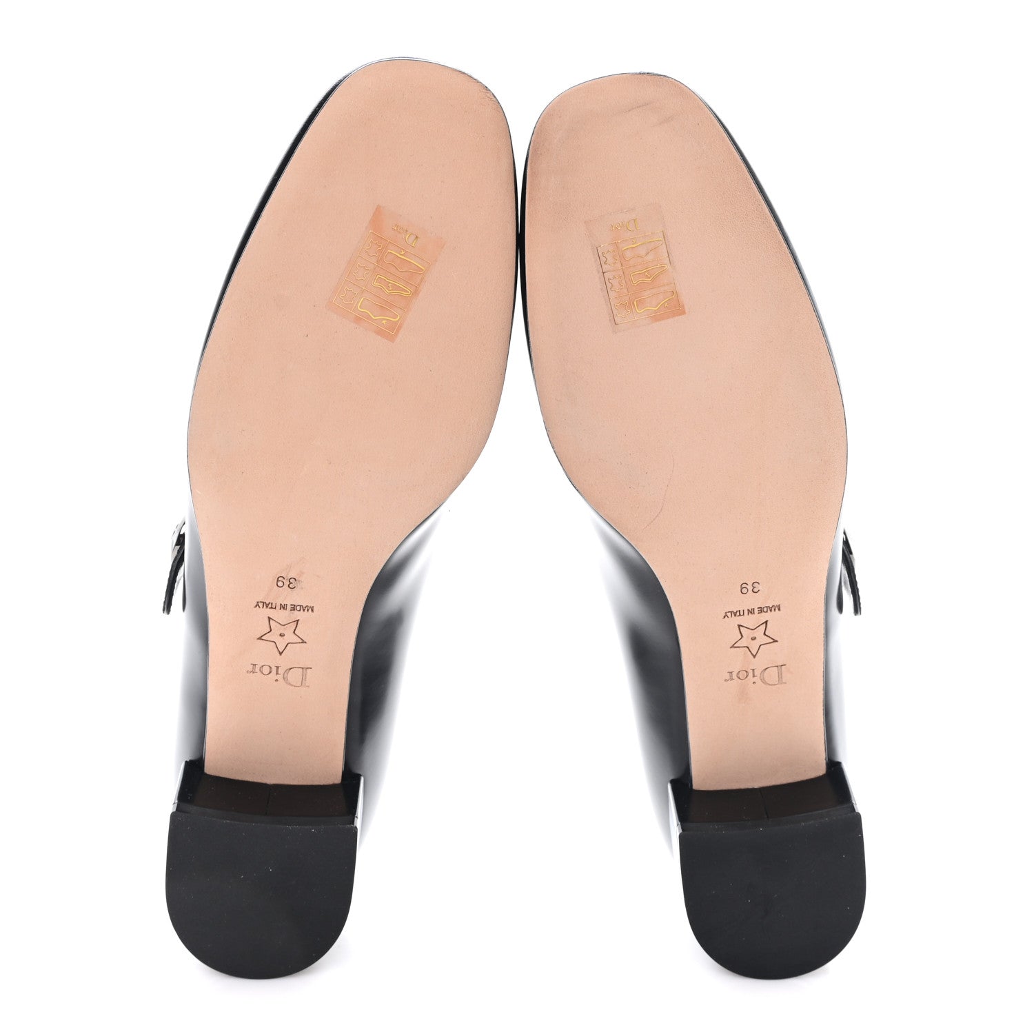 Brushed Calfskin Uniform 30mm Pumps 39 Black