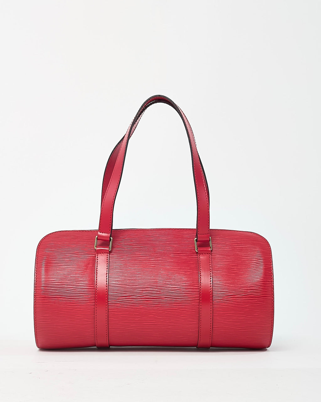 Louis Vuitton Red Epi Leather Soufflot Papillon Bag