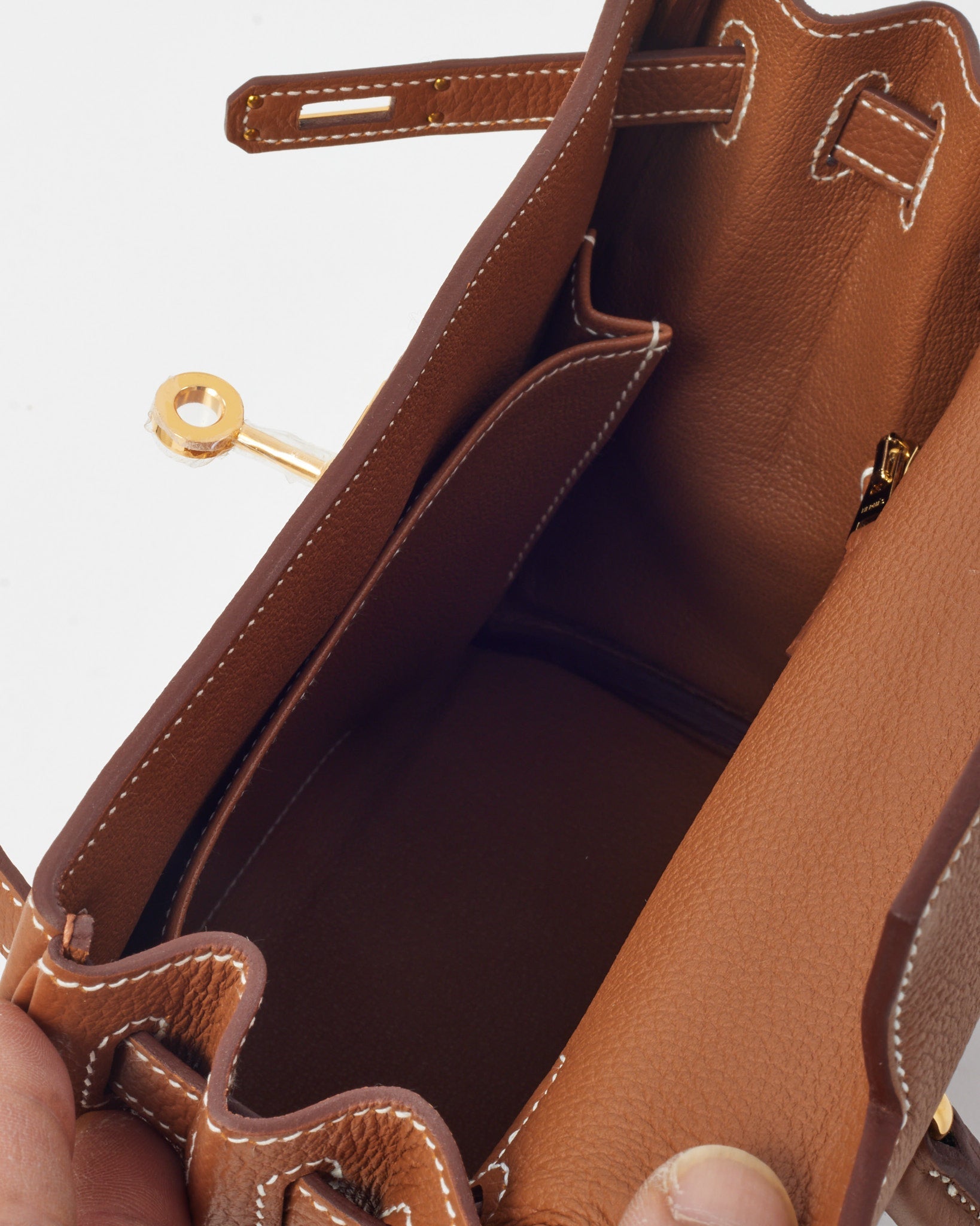 Hermès Gold Togo Leather Kelly Retourne 25 GHW