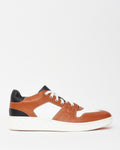 Hermès Men's Tan/White/Black Leather Free Sneakers - 40M EU /7M US/9W US