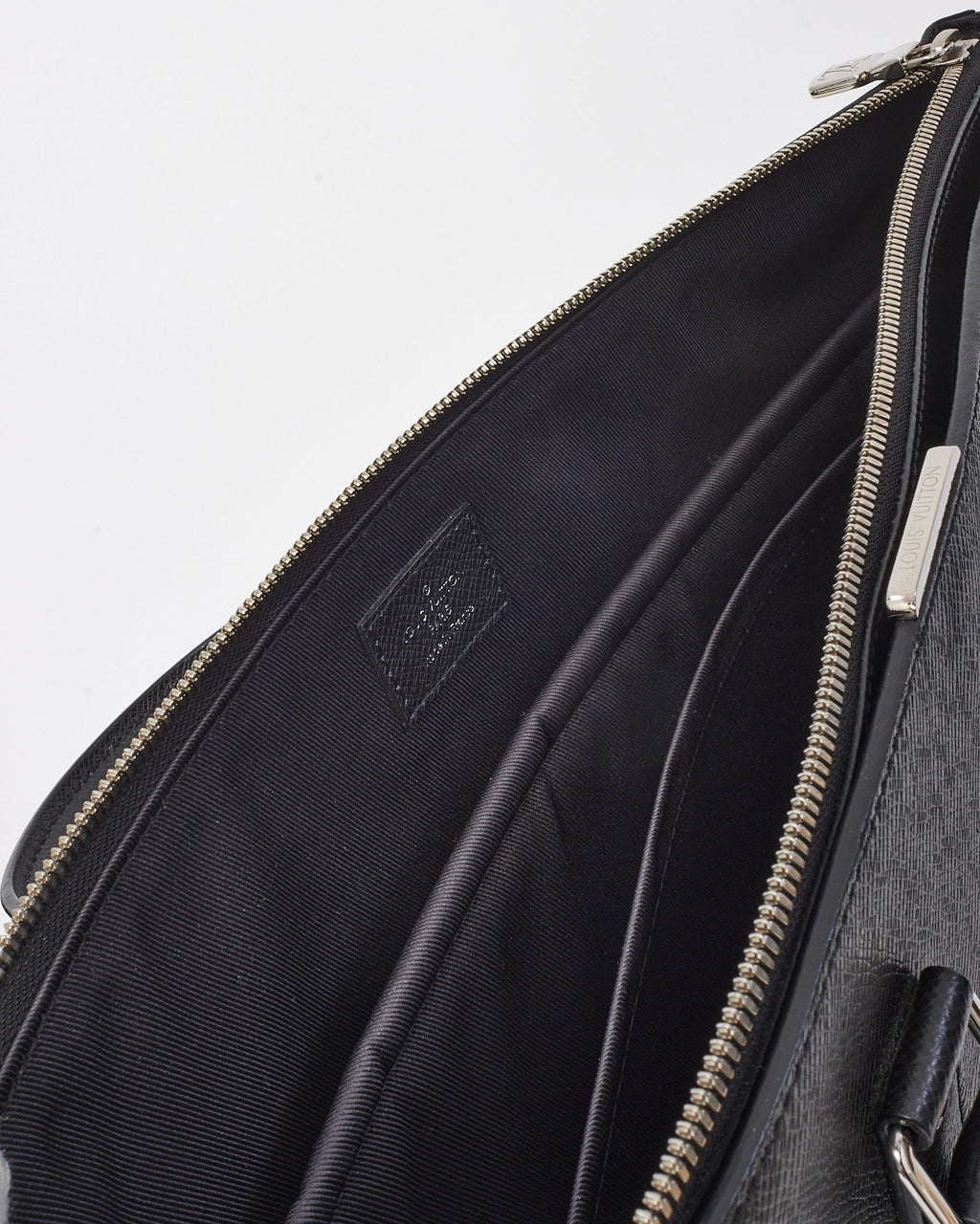 Louis Vuitton Black Taiga Leather Anton Soft 2Way Briefcase