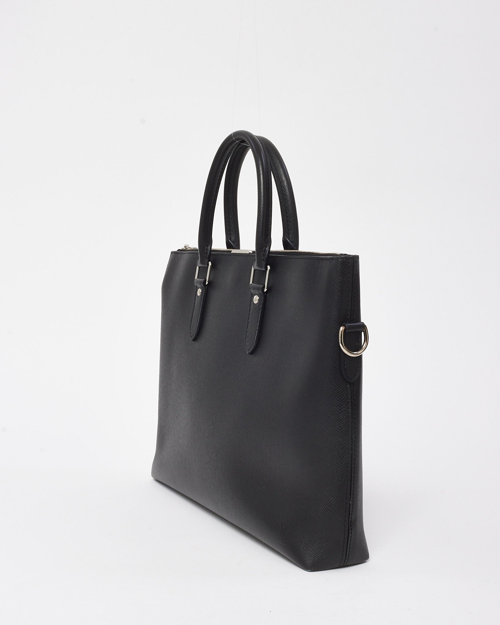 Louis Vuitton Black Taiga Leather Anton Soft 2Way Briefcase