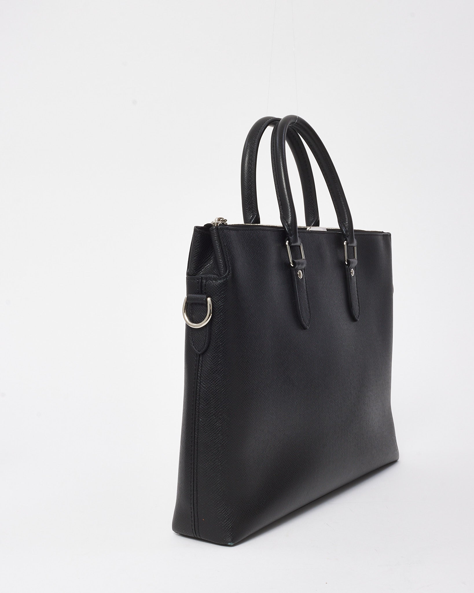 Louis Vuitton Black Taiga Leather Anton Soft 2Way Briefcase