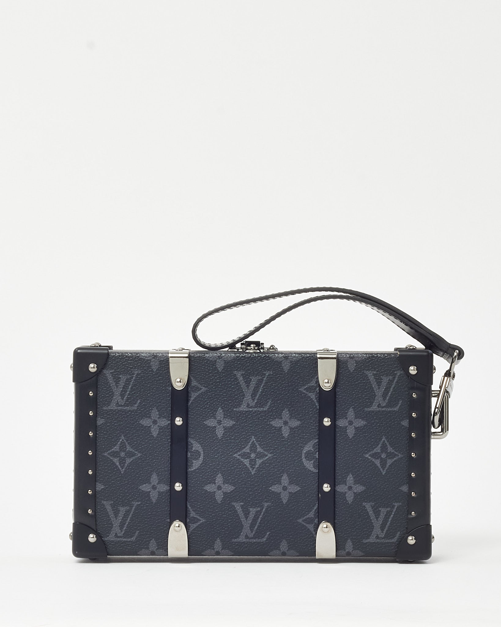 Louis Vuitton Black Monogram Eclipse Wallet Trunk Wristlet