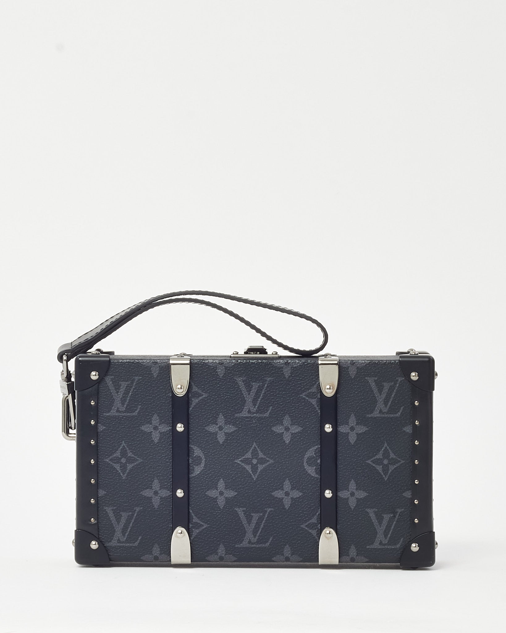 Louis Vuitton Black Monogram Eclipse Wallet Trunk Wristlet
