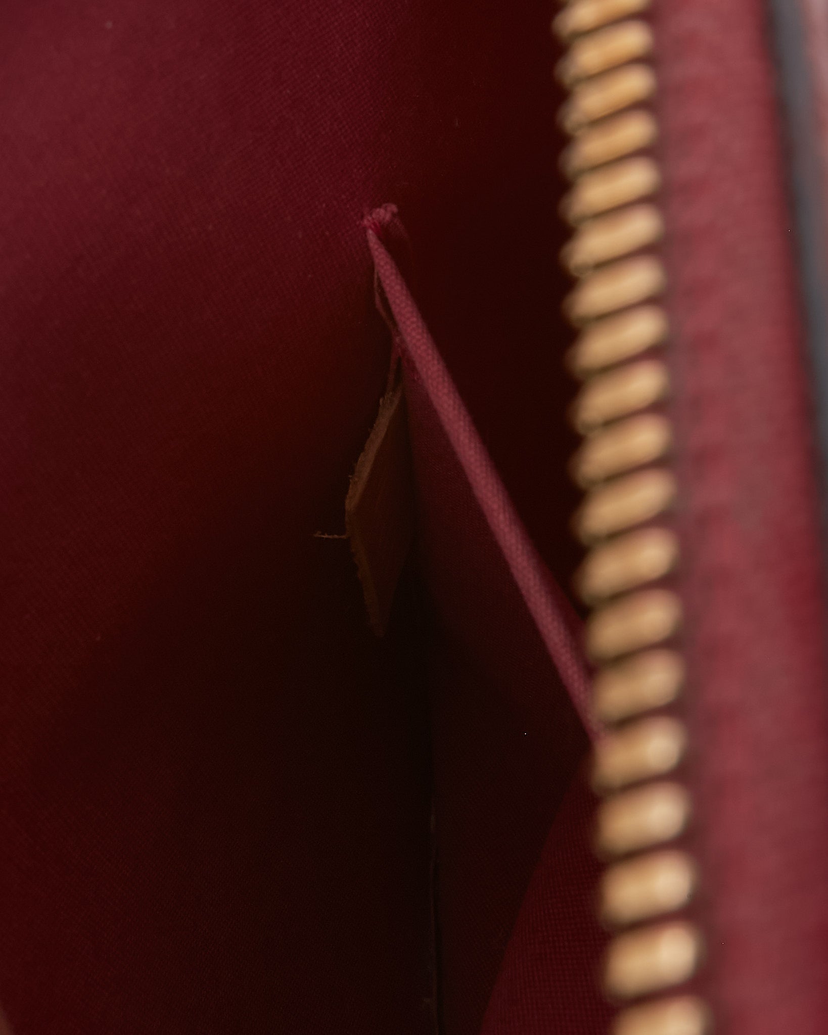 Louis Vuitton Alma BB Red Monogram Vernis Patent Leather Handbag