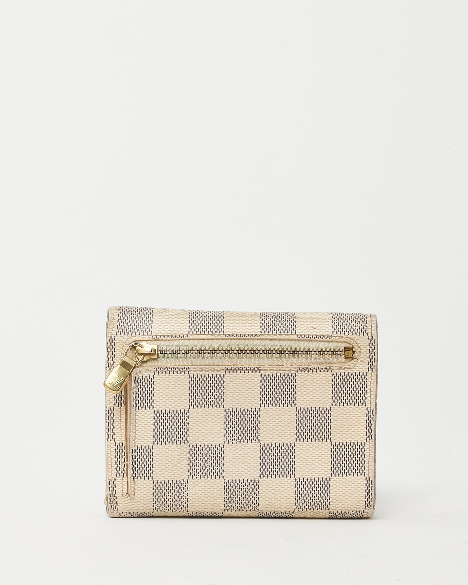 Louis Vuitton Damier Azur Coated Canvas Compact Koala Wallet