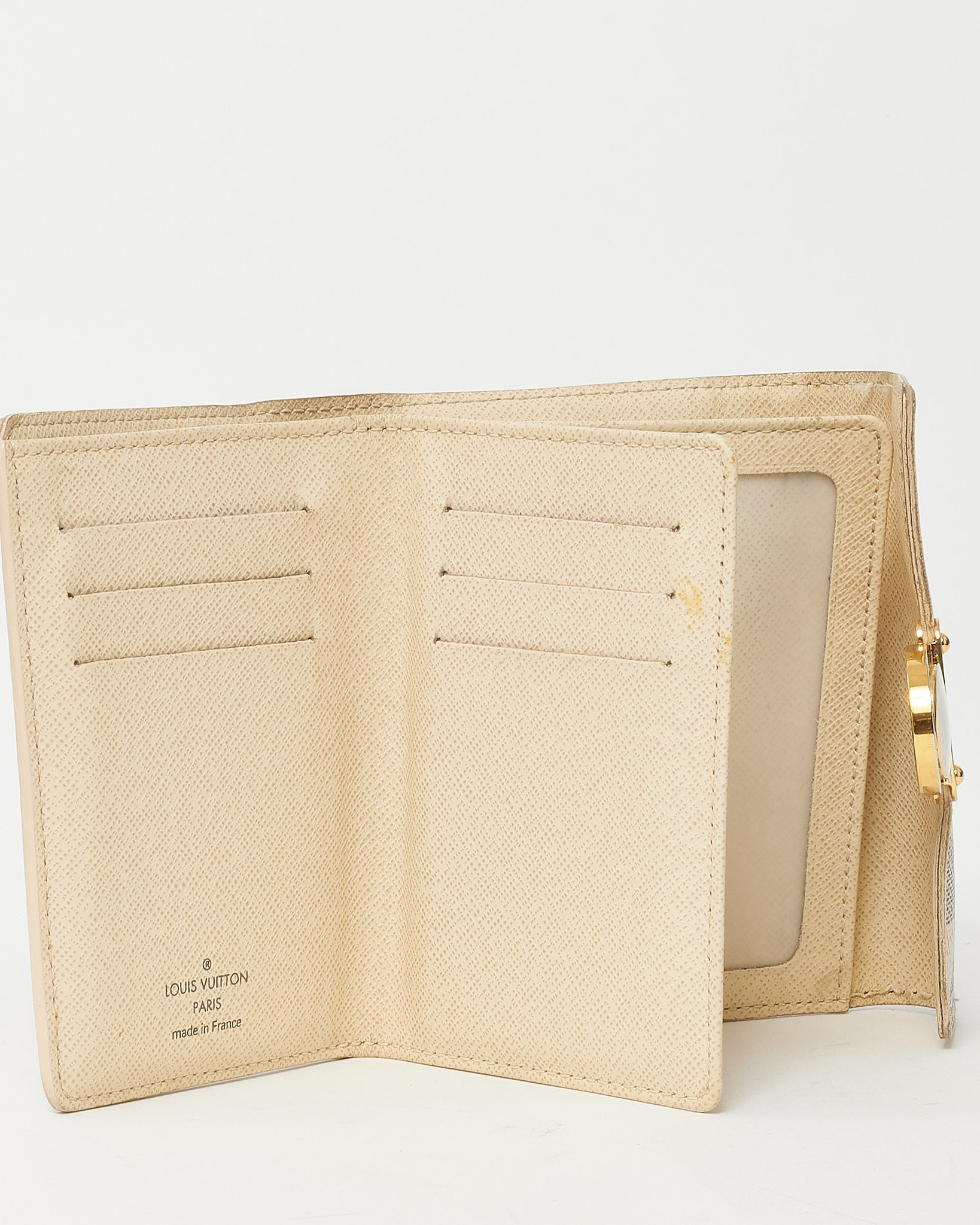 Louis Vuitton Damier Azur Coated Canvas Compact Koala Wallet