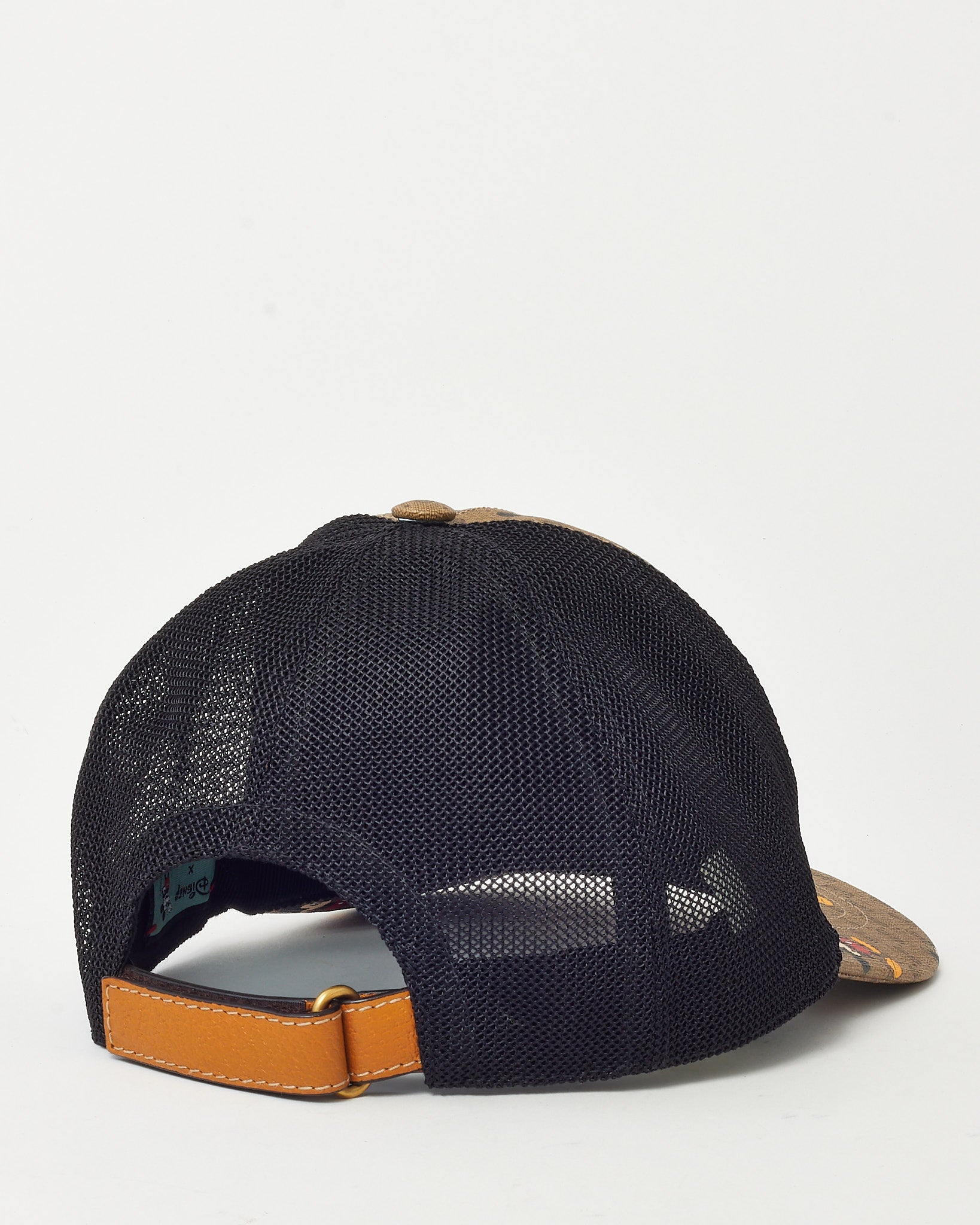 Gucci x Disney Mickey Mouse Brown GG Supreme Canvas Trucker Hat - L