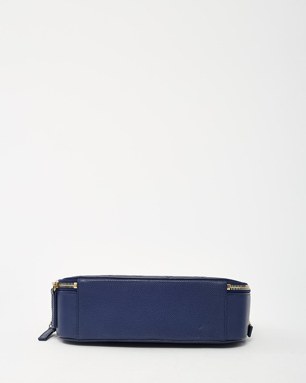 Chanel Blue Quilted Caviar Leather Business Affinity Camera Chain Bag GHW