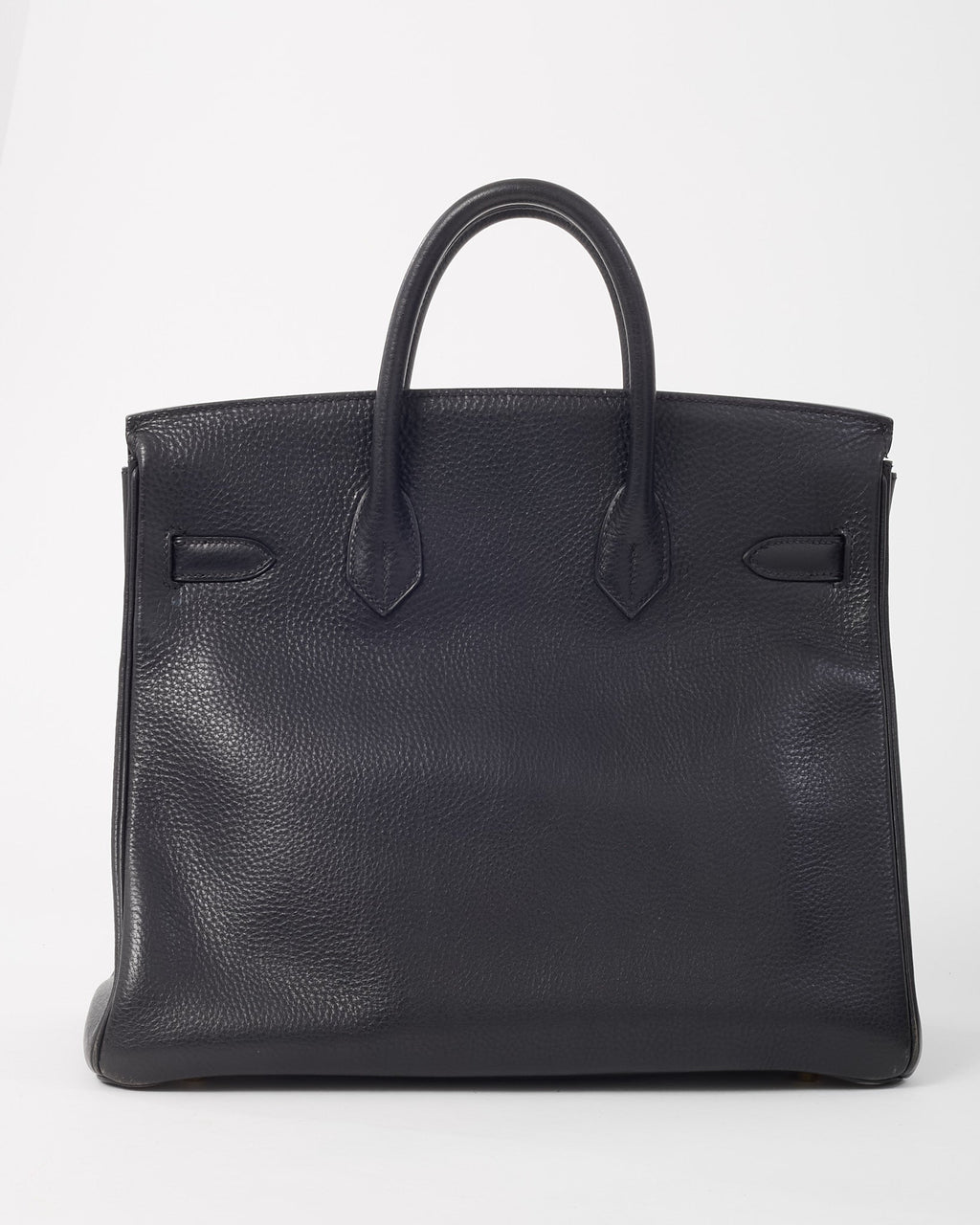 Hermès Black Fjord Leather HAC Birkin 32 GHW