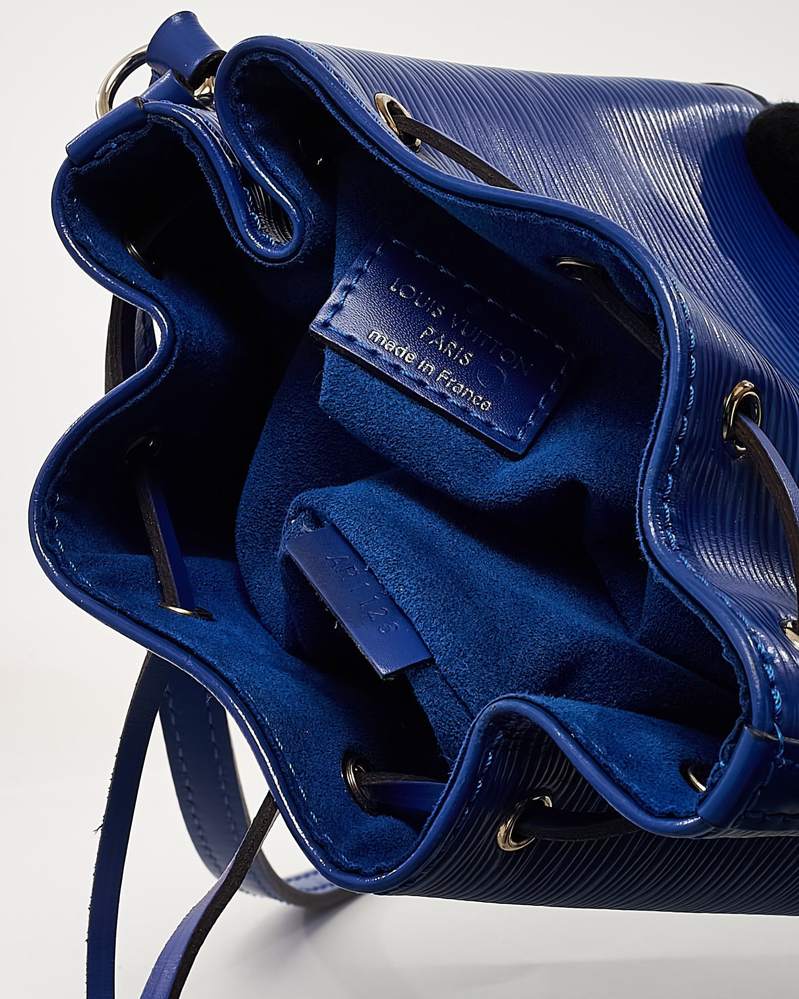 Louis Vuitton Blue Epi Leather Nano Noé Shoulder Bag