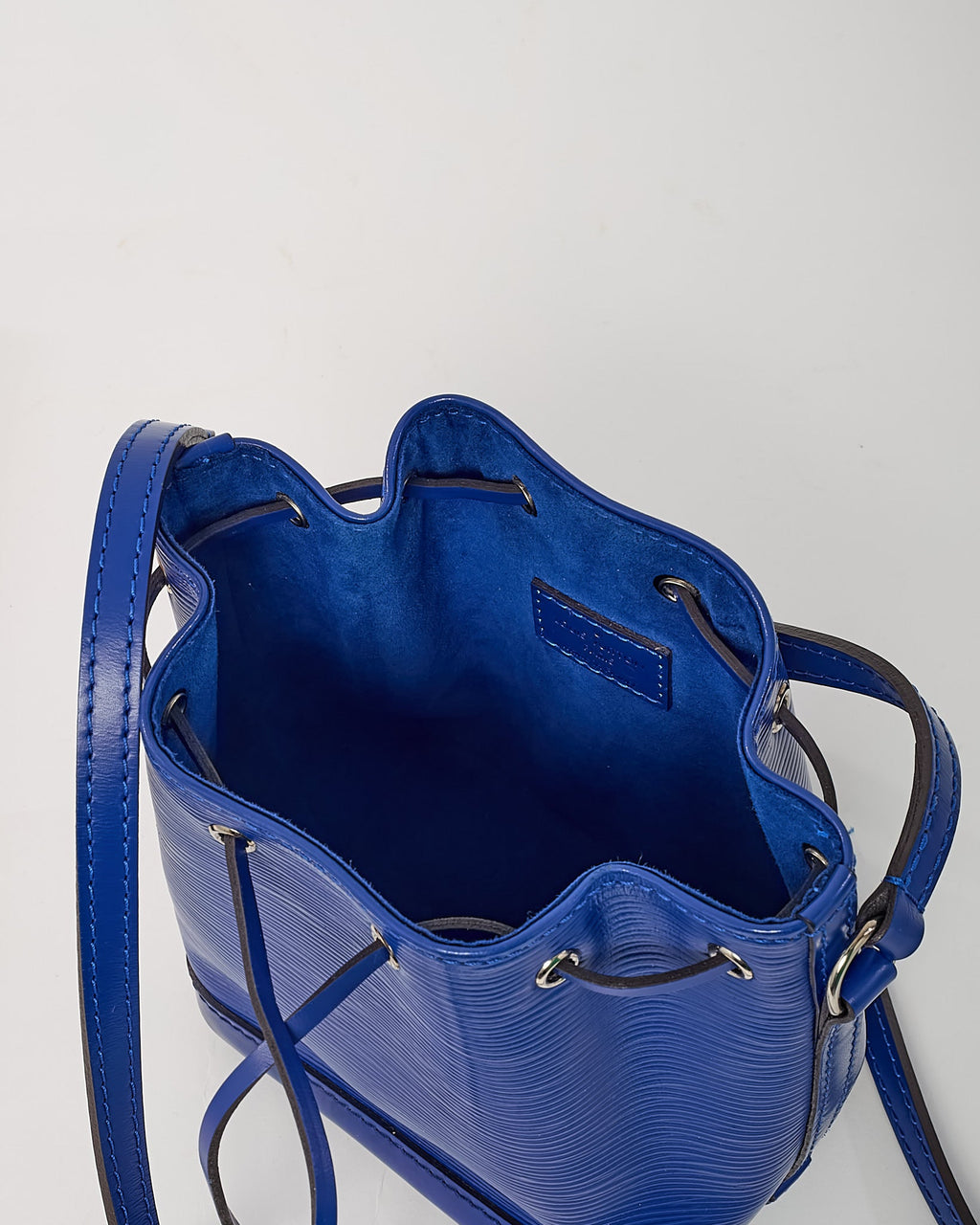 Louis Vuitton Blue Epi Leather Nano Noé Shoulder Bag