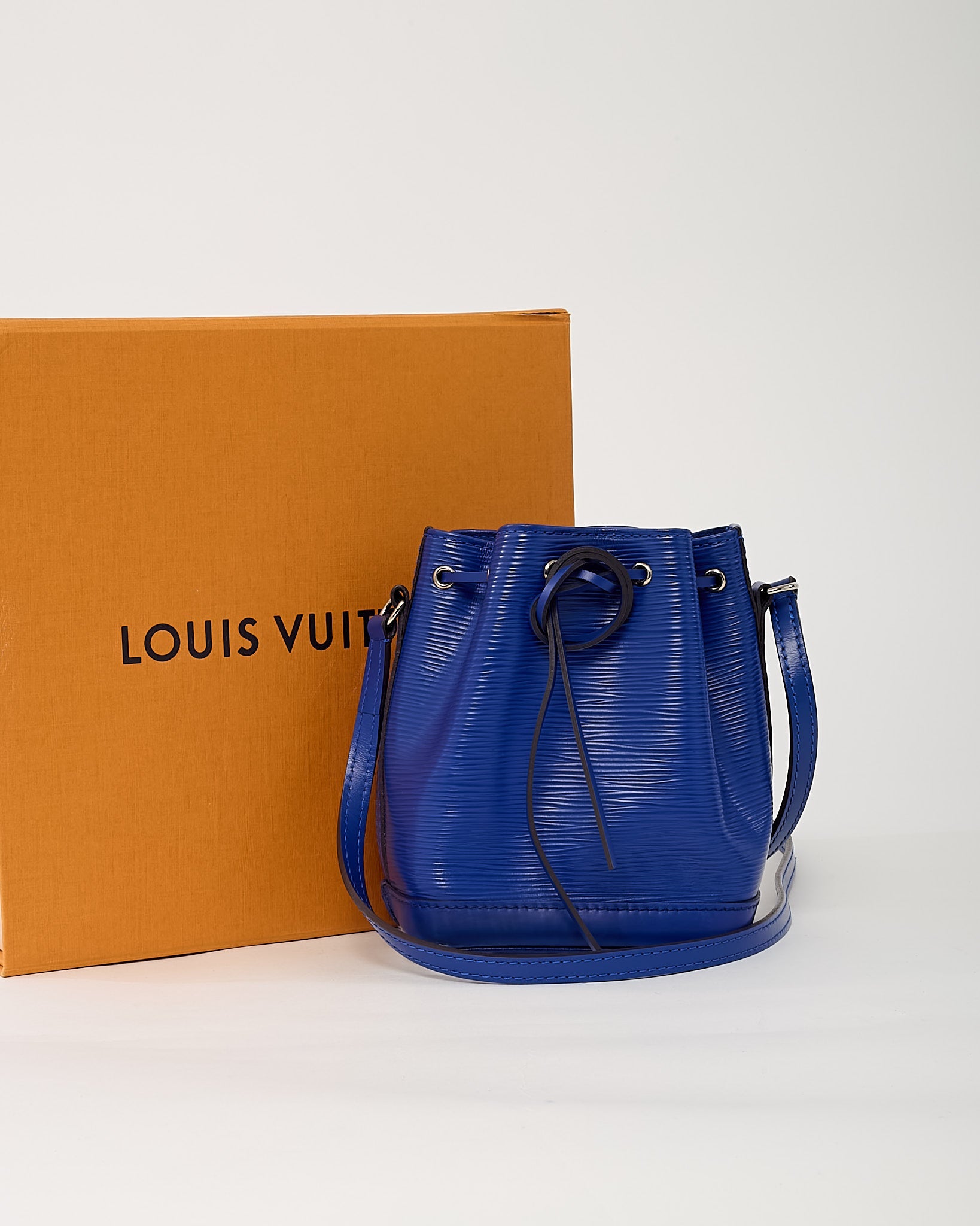 Louis Vuitton Blue Epi Leather Nano Noé Shoulder Bag
