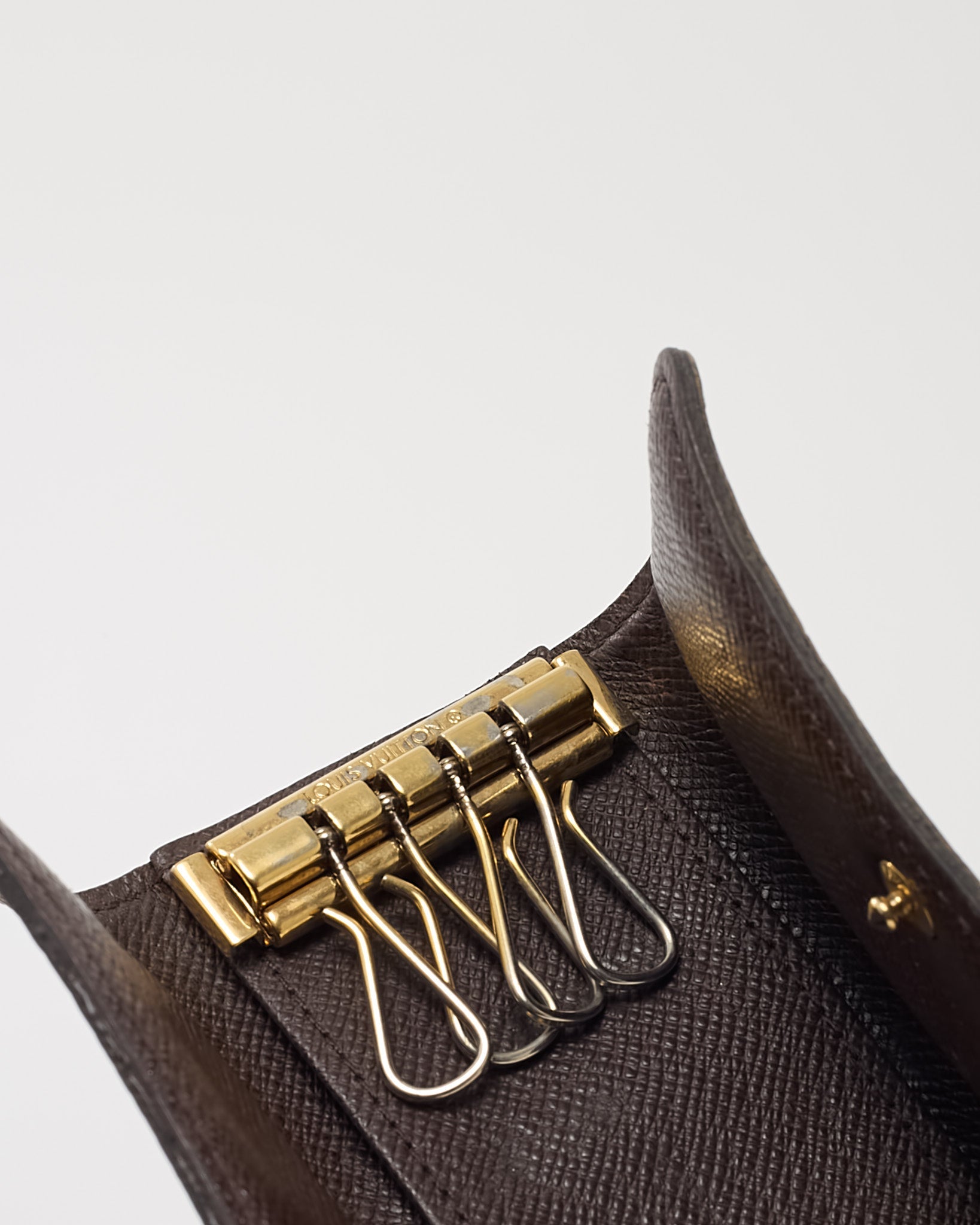 Louis Vuitton Damier Ebene Coated Canvas 4 Key Holder
