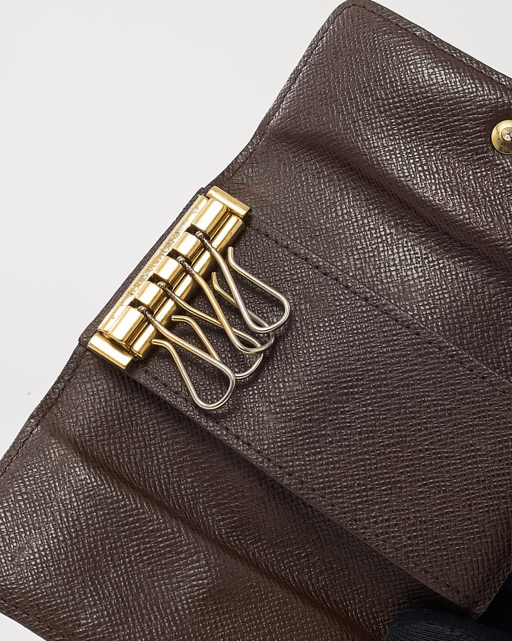 Louis Vuitton Damier Ebene Coated Canvas 4 Key Holder