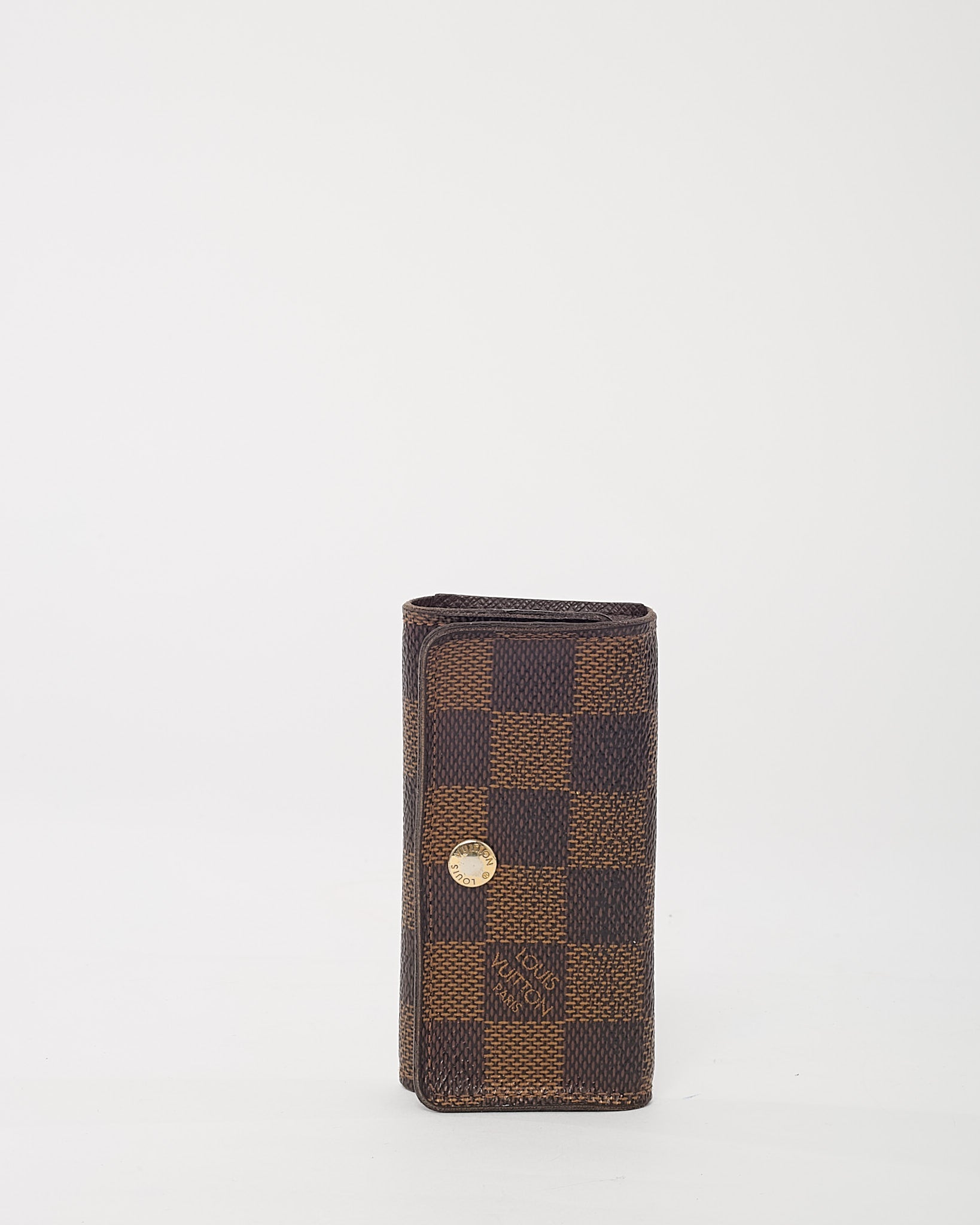 Louis Vuitton Damier Ebene Coated Canvas 4 Key Holder