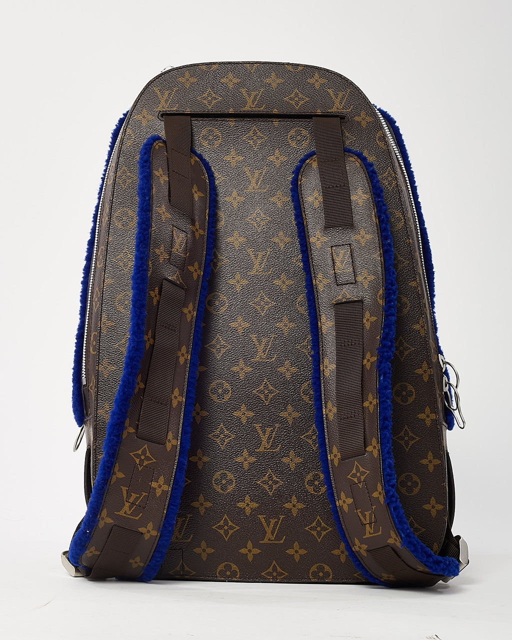 Louis Vuitton Limited Edition Monogram Blue Fleece Pack Marc Newson Backpack