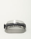 Dior Black Perspex and Black/White Dior Logo Cotton-Blend Jacquard DiorClub Visor