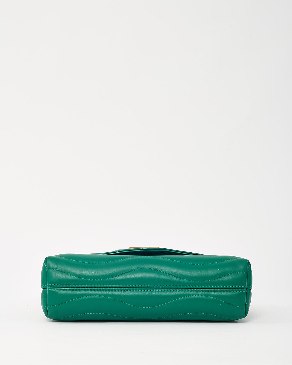 Louis Vuitton Green Calfskin Leather New Wave Chain MM Shoulder Bag GHW