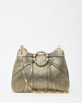 Gucci by Tom Ford Limited Edition Gold Leather Bamboo Chain Shoulder Bag