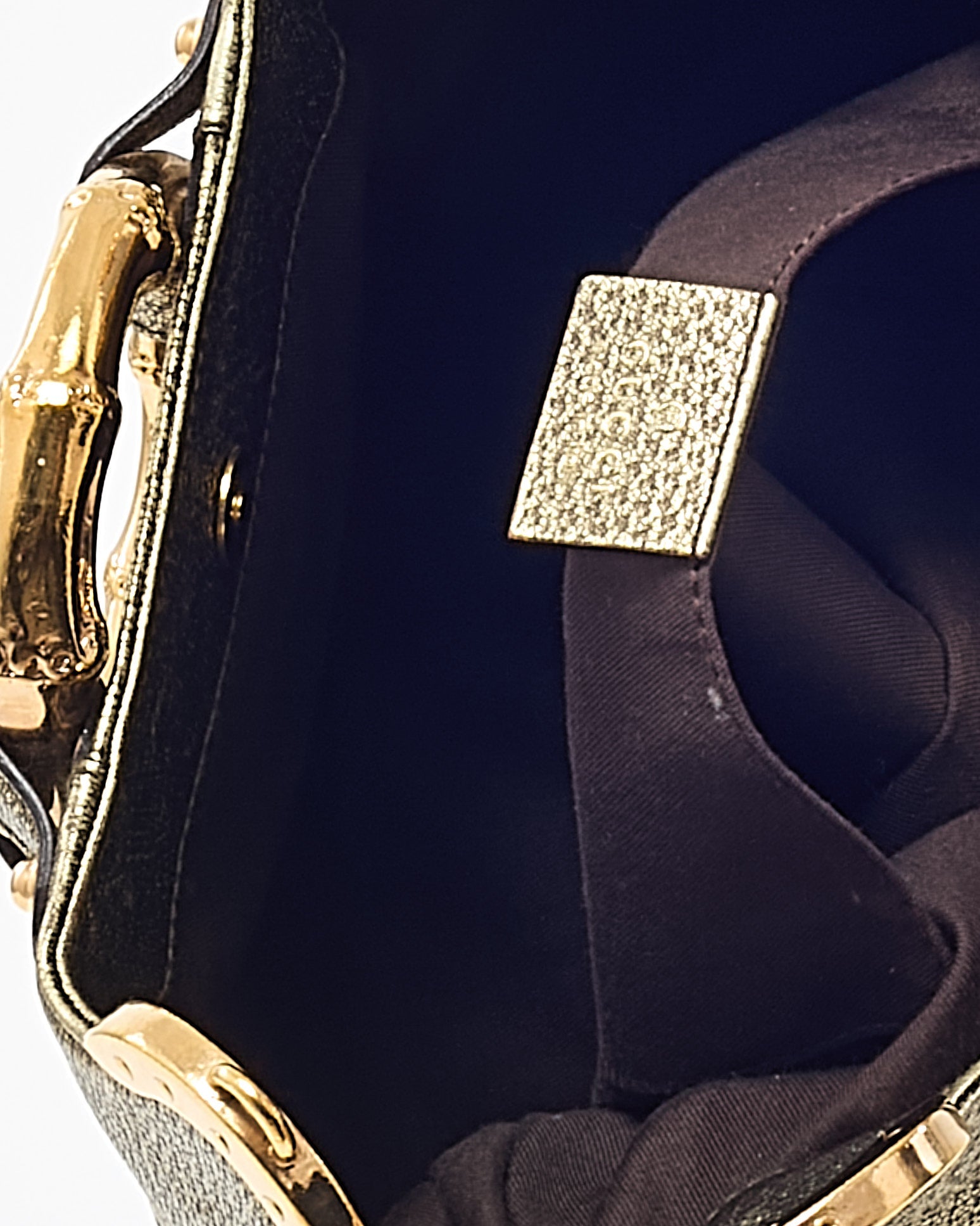 Gucci by Tom Ford Limited Edition Gold Leather Bamboo Chain Shoulder Bag