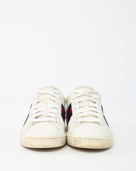 Gucci White Leather Green/Red Web Ace Sneakers - 36.5