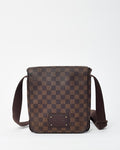 Louis Vuitton Brown Damier Ebene Coated Canvas Brooklyn PM Crossbody Bag