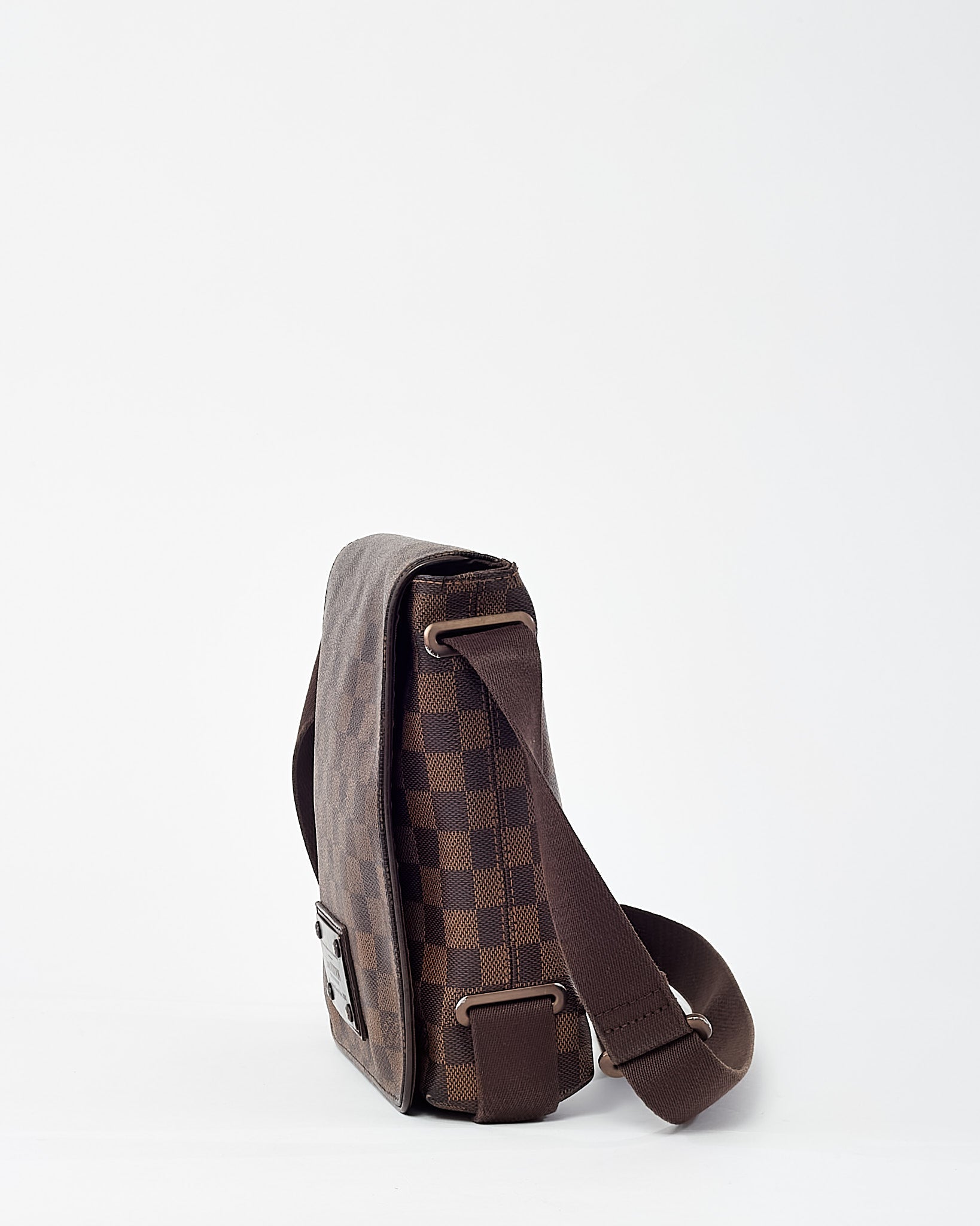 Louis Vuitton Brown Damier Ebene Coated Canvas Brooklyn PM Crossbody Bag