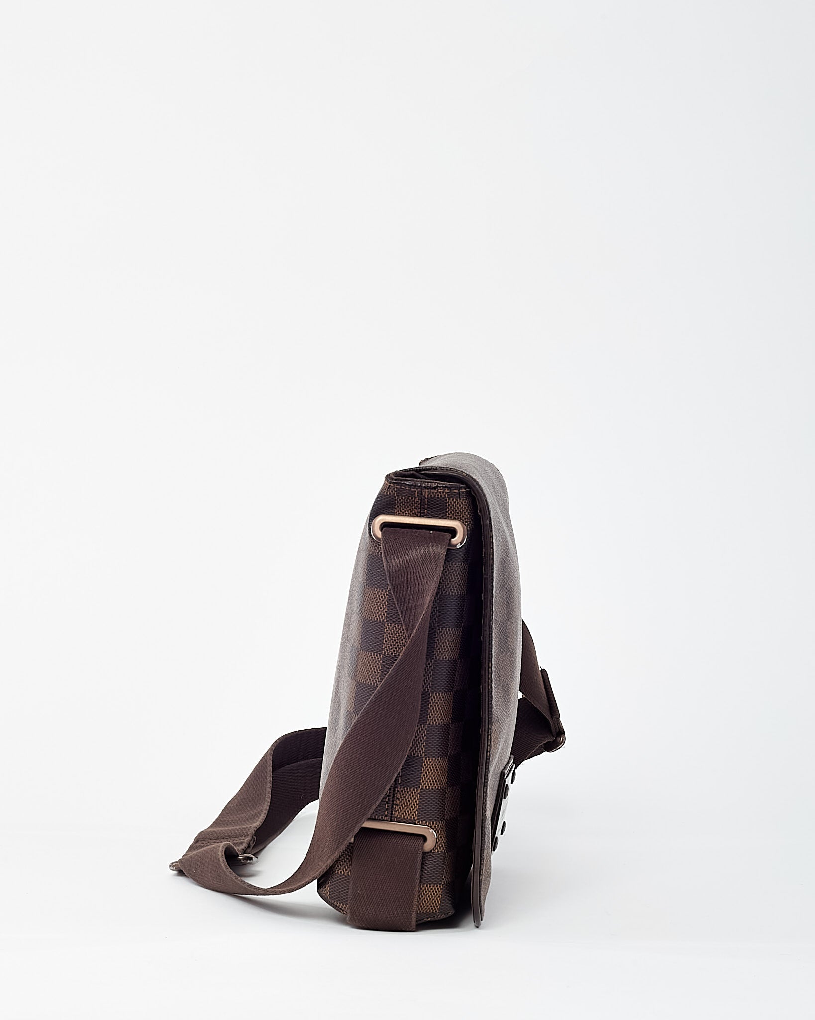 Louis Vuitton Brown Damier Ebene Coated Canvas Brooklyn PM Crossbody Bag