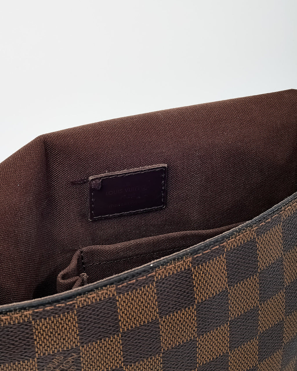 Louis Vuitton Brown Damier Ebene Coated Canvas Brooklyn PM Crossbody Bag