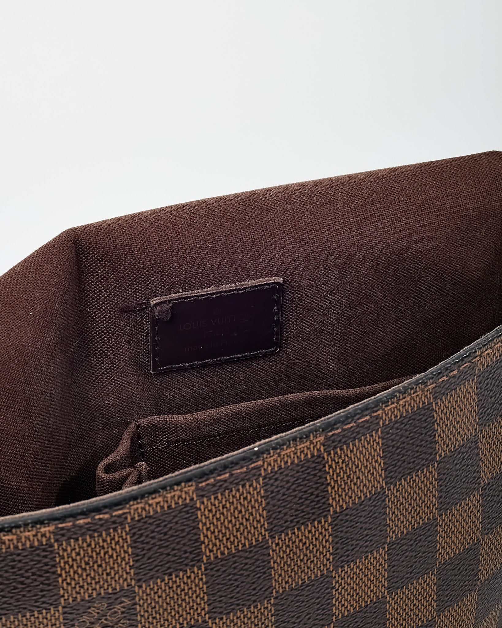 Louis Vuitton Brown Damier Ebene Coated Canvas Brooklyn PM Crossbody Bag