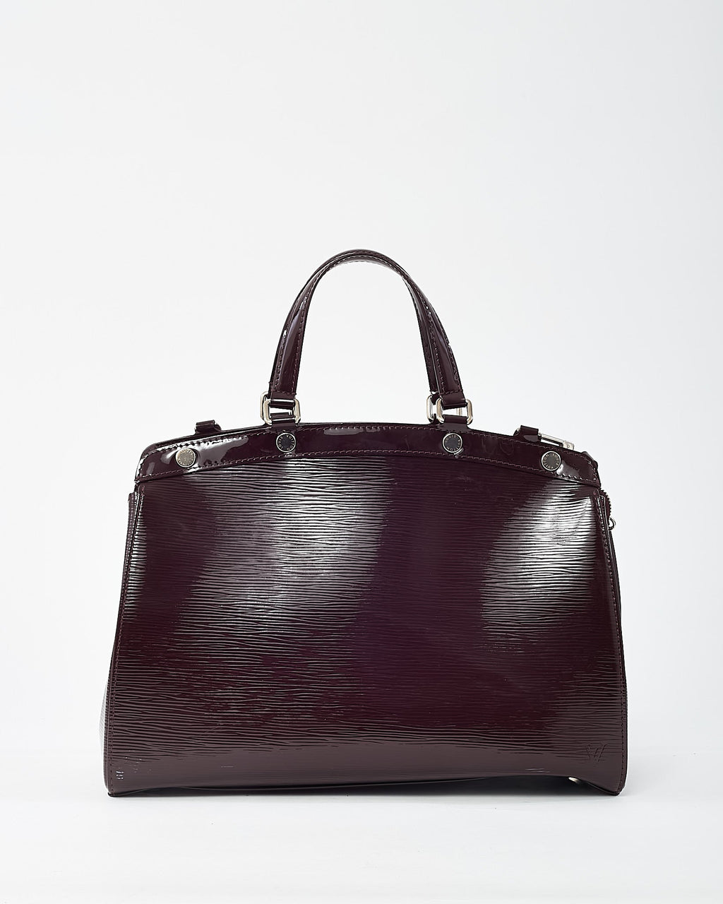 Louis Vuitton Purple Prune Shiny Epi Leather Brea MM Tote with Strap