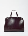 Louis Vuitton Purple Prune Shiny Epi Leather Brea MM Tote with Strap