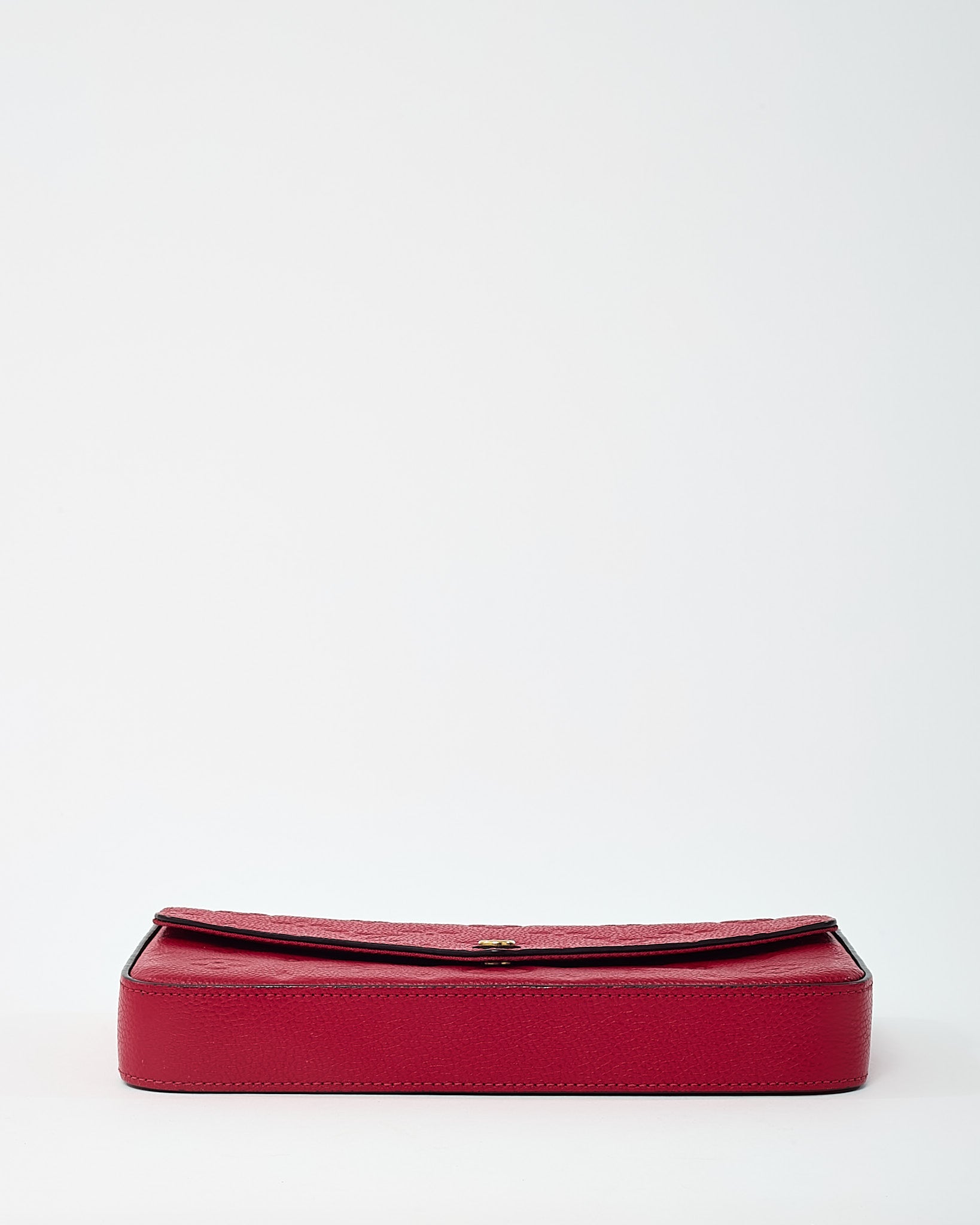 Louis Vuitton Red Monogram Empreinte Leather Felicie Pochette Crossbody Bag