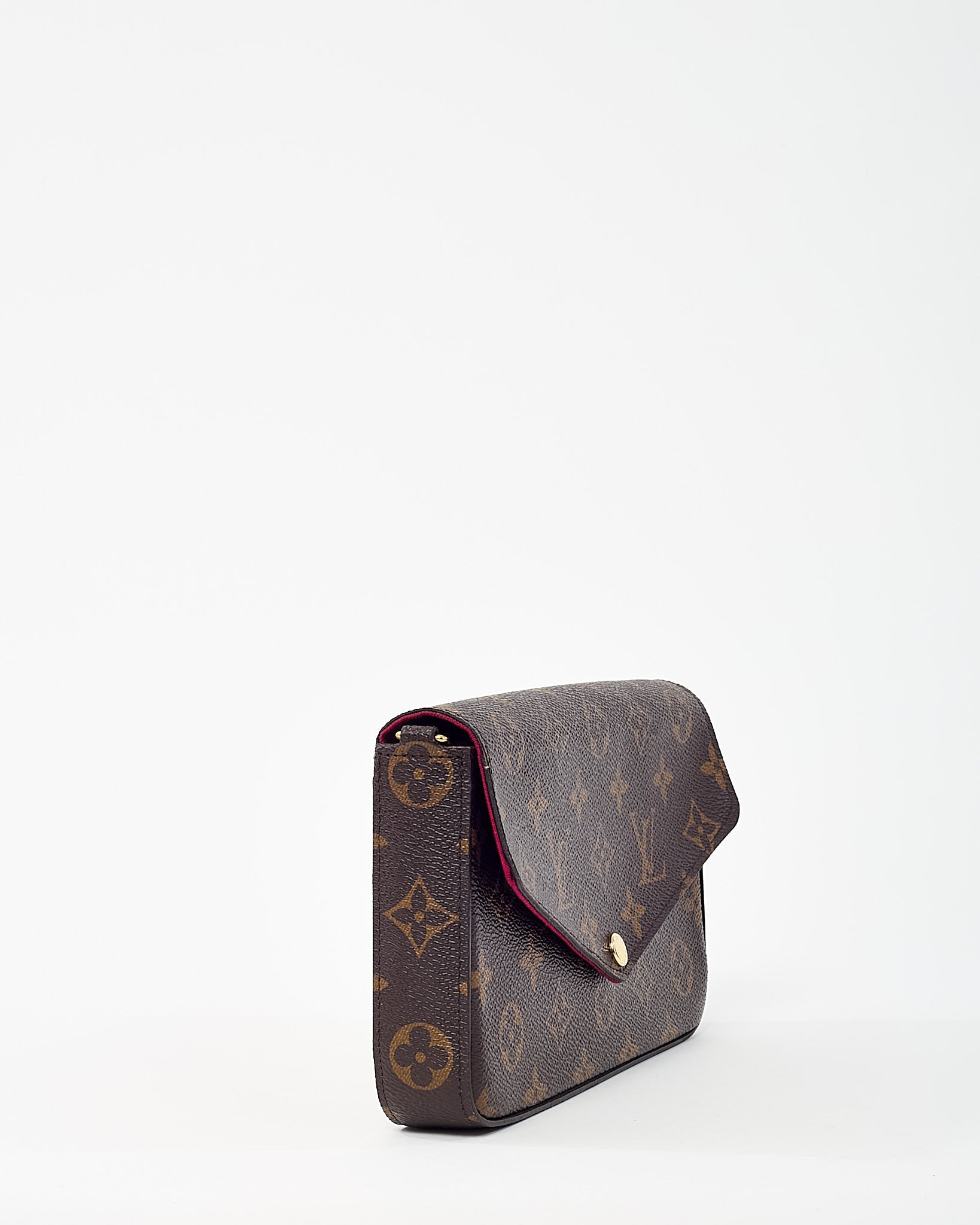 Louis Vuitton Monogram Coated Canvas Felicie Pochette Crossbody Bag