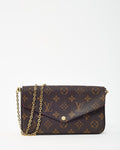 Louis Vuitton Monogram Coated Canvas Felicie Pochette Crossbody Bag
